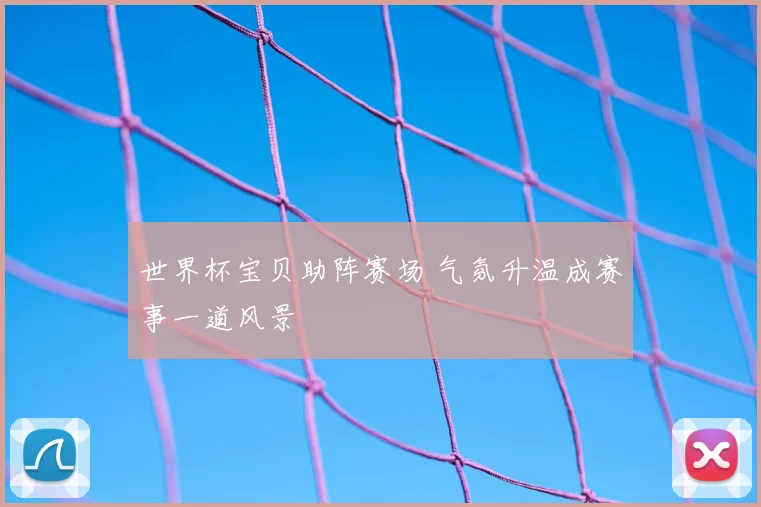 世界杯宝贝助阵赛场 气氛升温成赛事一道风景