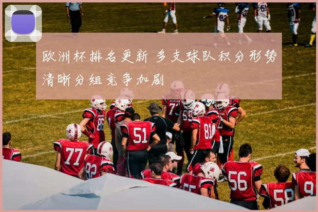 欧洲杯排名更新 多支球队积分形势清晰分组竞争加剧