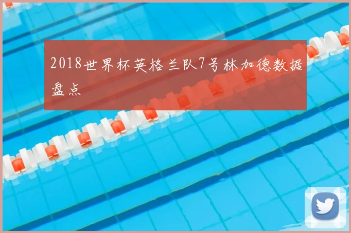 2018世界杯英格兰队7号林加德数据盘点